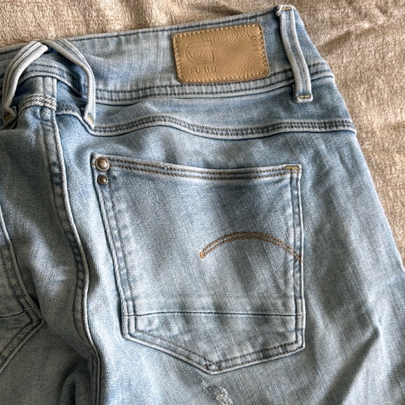 G-Star Light Blue Women's Jeans LYNN Mid Skinny Sz 29x32 - Picture 4 of 7